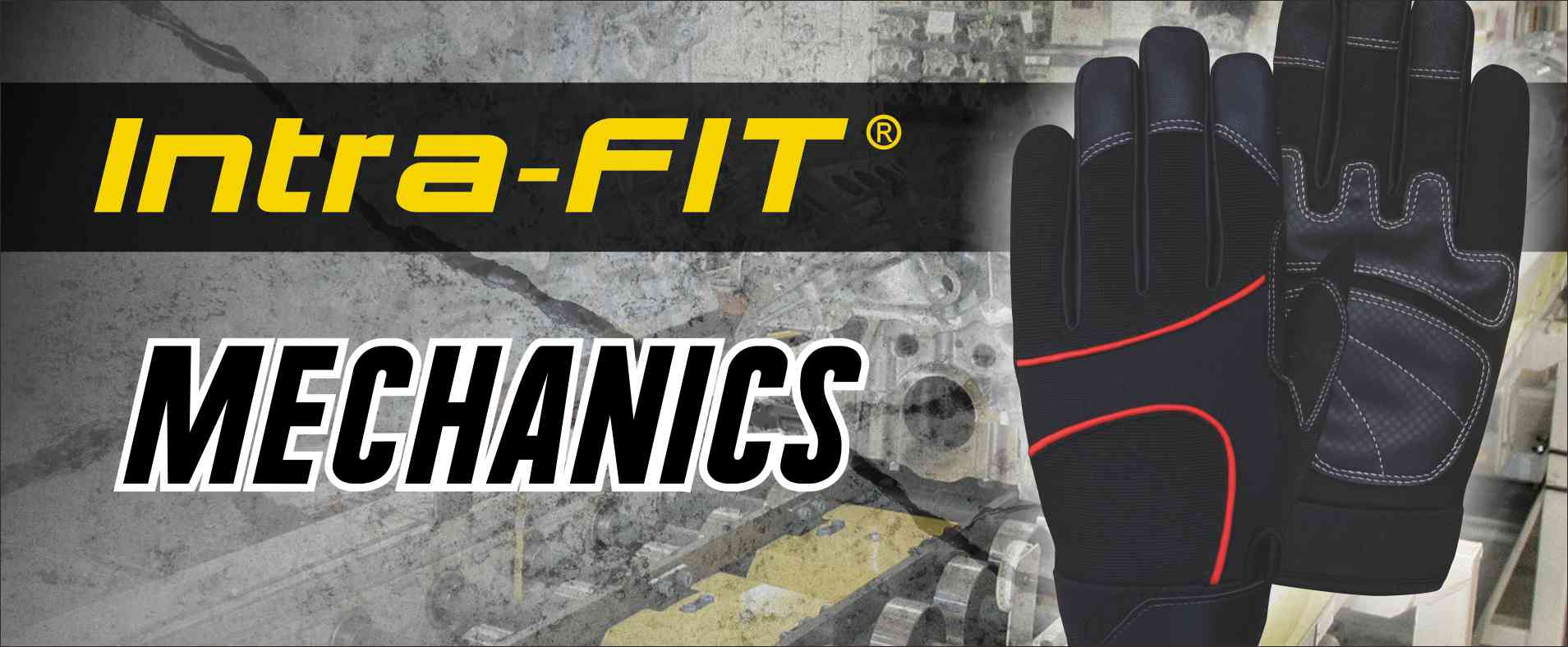 Intra-FIT Anti Vibration Work Gloves, Shock Proof Impact Reducing Safety Gloves