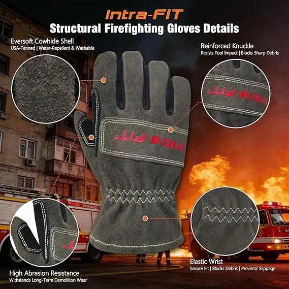 IF-7851-NFPA 1970:2025 Certified Structural Firefighting Gloves view 5