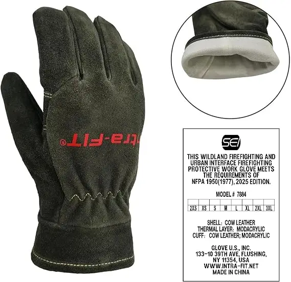 IF-7884G-NFPA 1950:2025 Wildland Firefighting Gloves view 5