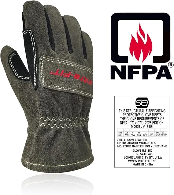 IF-7851-NFPA 1970:2025 Certified Structural Firefighting Gloves view 6